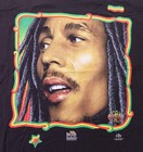 Vintage 90s Bob Marley Usa Xl Black Reggae Music Tour Artist T Shirt New Nwt