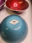 Lot Of 4 Emalox 4    Shallow Turquoise Blue Aluminum Enamel Bowl Norway