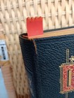 1954 New Catholic Edition Illustrated Holy Bible Genuine Leather Bookmark Gold 