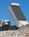 Foundgo 7  X 18  Dump Trailer Tarp  18oz  Heavy Duty Dump Truck Mesh Tarp Wit   