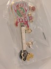 Hard Rock Cafe Peanuts 2000 Guitar Pin Snoopy Woodstock Double Post Nos Sealed