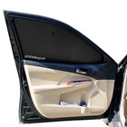 Fit For Toyota Camry 2012-2017 Side Window Black Silver Privacy Sunshade 4pcs