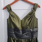 Wtoo By Watters Dress Size 10 Olive Green Bridesmaid Mother Of Bride Long Gown