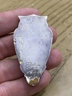 As-is   Vintage Gorham Sterling Silver Owl Letter Opener Green Eyes
