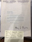 Harry F Byrd Sr Senator Signed Letter  To Gov Virginia 