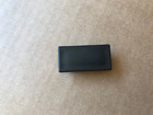 4 Pack - 1 x2  Tubing Plastic Plug End Cap Rectangular Rectangle 2x1 1x2 Black