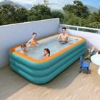 102 x63 x22  Extra Large Family Inflatable Swimming Pool For Kids Adults Pools