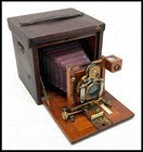 1895 No  4 Folding Kodak Improved Satchel Camera For 4 X 5 Roll Film