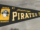 1979 - Vintage - Pittsburgh Pirates - World Champs - Full Size Pennant- Black