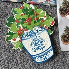 Vintage Christmas Wrapping Paper And Gift Tag Lot