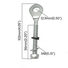 2pcs 12mm Chain Axle Adjuster Tensioner For Chinese Atv 110cc 125cc 150cc Taotao