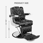 Vintage All Purpose Recline Barber Chair Heavy Duty Hydraulic Salon Beauty Black