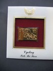 1996 Cycling Into The Turn Gold Golden Cover Replica Fdc Stamp
