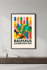      Bauhaus Exhibition 1927 Poster - 24x36    - Premium Matte Paper 200gsm