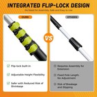 20 Feet High Reach Window Squeegee W  5-20ft Extension Pole  Window Cleaner Tool