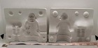 Vtg Santa Bell Ceramic Slip Mold Bil-mac908 Christmas Holiday Detailed 