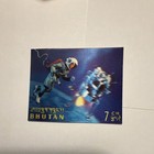 Bhutan Space Air Mail Stamps Lot 1967-71 Mnh Uncancelled 7ch-9nu 2 50nu