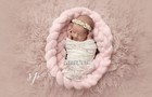 Newborn Photography Props Baby Kids Woven Braid Blanket Mat Photo Studio Shoot