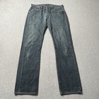 Levis 501 Jeans Mens 30x32 Blue Denim Faded American Workwear Button Fly Adult