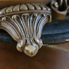 Vintage Federal Style Syroco Gold Gilt Convex Eagle Mirror Made In Usa Vg Cond