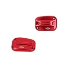 Red Front Hydraulic Clutch Brake Master Cylinder Cover For Harley 17-20 Touring