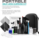 Professional Camera Cleaning Kit  with Waterproof Case  including Cleaning Solut