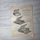 Antique Catalog Page Lot Of 3 Amberg s Sisson s Tower Mfg 1900s Office Files