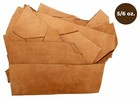 Wd-47 8lb Scraps Full Grain Leather Crafts 100 cowhide 5 6oz Tobacco Brown