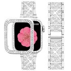  Compatible With Apple Watch Band 44mm   Case  44mm  series 6 5 4 se  Silver
