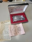 Vintage Ronson Varaflam Premier Lighter Original Box  working 