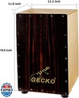 Gecko Cajon Box Drum-wooden Percussion Box Musical Instrument Bass Drum Box A
