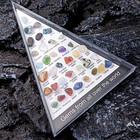 Gemstone Chakra Healing Crystal Set 36pcs Quartz Rose Hexagonal Stones Meditatio