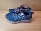 Asics Womens Trail Scout 2 Blue Running Shoes Sneakers Lace Up 1012b039 Us 8