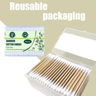 1000pcs Bamboo Cotton Swabs Double Round Cotton Buds With Wooden 5 Pack Of 200 
