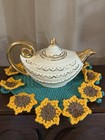Vintage Hall Genie Gold Gilded Teapot Aladdin