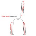  51  Stainless Steel Braided Brake Line Kit For Harley Road Glide King Non-abs