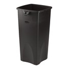 Rubbermaid Commercial Fg356988bla Untouchable r  23 Gal Square Heavy Duty