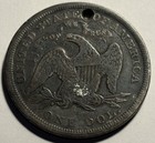  1840-1873  Seated Liberty Silver Dollar Love Token    nellie    