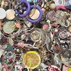 5lb Scrap Junk Jewelry Lot Craft Harvest Repurpose Salvage Broken  10