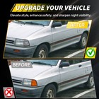 2x Clear Lens Front Corner Side Marker Signal Lights For 1988-1993 Ford Festiva