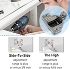 Blum Cabinet Hinge Replacement 110 Cabinet Hinges 8 Pack 110   Screw-in Compact