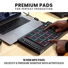 Akai Professional Mpc Studio Midi Controller Beat Maker16 Velocity Sensitive