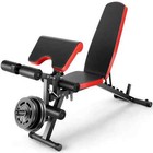 Adjustable Olympic Weight Bench With Leg Extension And Preacher Curl Pad  800lbs