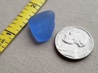 Genuine Beach Sea Glass Surf Tumbled Cornflower Light Blue Medium Frosted L07