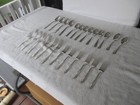 Set Of 25   malibu Pattern Wm  A Rogers A1 Plus Oneida Ltd Silverplated Flatware 