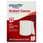 Equate Rolled Gauze     2 In X 2 5 Yards  Soft   Stretchable  1 Count