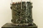 1960s Ludwig 16x16 Black Diamond Pearl Floor Tom