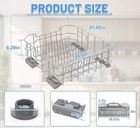Upgrad Wd28x34744 Wd28x26099 Dishwasher Lower Dishrack For Ge Wd28x28918 W wheel