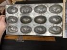 Vtg Ekco 12 Egg Candy Jello Cake Chocolate Mold Pan 3 5 x2 5 x 1 75  Deep Easter