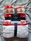 Cuddl Duds Cozy Soft Throw 50 x60  Reversable Quilted Christmas Trucks New Nwt